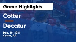 Cotter  vs Decatur  Game Highlights - Dec. 10, 2021