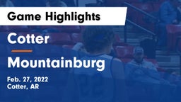 Cotter  vs Mountainburg Game Highlights - Feb. 27, 2022