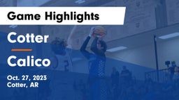 Cotter  vs Calico  Game Highlights - Oct. 27, 2023