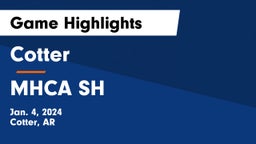 Cotter  vs MHCA SH Game Highlights - Jan. 4, 2024