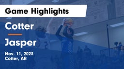 Cotter  vs Jasper  Game Highlights - Nov. 11, 2023