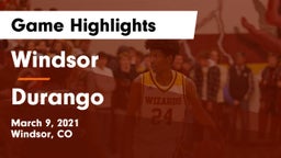 Windsor  vs Durango  Game Highlights - March 9, 2021