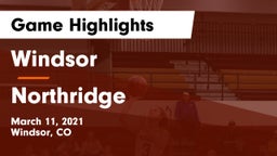Windsor  vs Northridge  Game Highlights - March 11, 2021