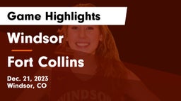 Windsor  vs Fort  Collins Game Highlights - Dec. 21, 2023
