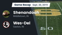 Recap: Shenandoah  vs. Wes-Del  2019