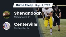 Recap: Shenandoah  vs. Centerville  2020