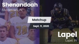 Matchup: Shenandoah High vs. Lapel  2020