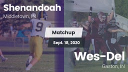 Matchup: Shenandoah High vs. Wes-Del  2020