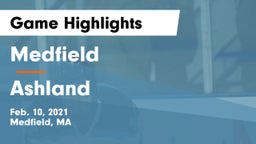 Medfield  vs Ashland  Game Highlights - Feb. 10, 2021