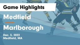Medfield  vs Marlborough  Game Highlights - Dec. 3, 2022