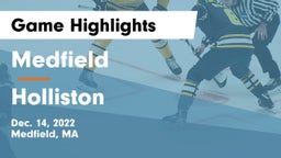 Medfield  vs Holliston  Game Highlights - Dec. 14, 2022