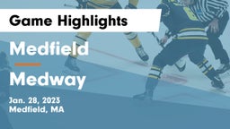 Medfield  vs Medway  Game Highlights - Jan. 28, 2023