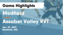 Medfield  vs Assabet Valley RVT  Game Highlights - Jan. 25, 2023