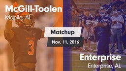 Matchup: McGill-Toolen High vs. Enterprise  2016