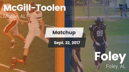 Matchup: McGill-Toolen High vs. Foley  2017