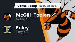 Recap: McGill-Toolen  vs. Foley  2017