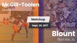 Matchup: McGill-Toolen High vs. Blount  2017