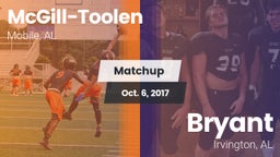 Matchup: McGill-Toolen High vs.  Bryant  2017