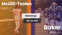 Matchup: McGill-Toolen High vs. Baker  2017
