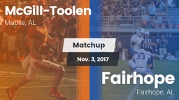 Matchup: McGill-Toolen High vs. Fairhope  2017