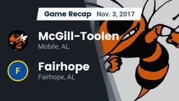 Recap: McGill-Toolen  vs. Fairhope  2017