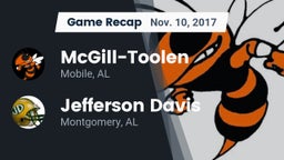 Recap: McGill-Toolen  vs. Jefferson Davis  2017