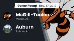 Recap: McGill-Toolen  vs. Auburn  2017