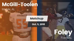 Matchup: McGill-Toolen High vs. Foley  2018