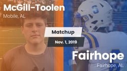 Matchup: McGill-Toolen High vs. Fairhope  2019