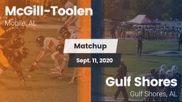 Matchup: McGill-Toolen High vs. Gulf Shores  2020