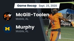 Recap: McGill-Toolen  vs. Murphy  2020