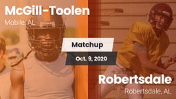 Matchup: McGill-Toolen High vs. Robertsdale  2020