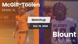 Matchup: McGill-Toolen High vs. Blount  2020