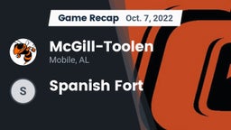 Recap: McGill-Toolen  vs. Spanish Fort  2022