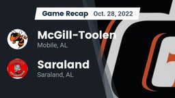 Recap: McGill-Toolen  vs. Saraland  2022