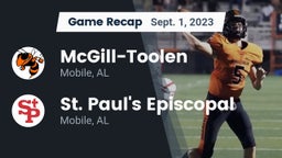 Recap: McGill-Toolen  vs. St. Paul's Episcopal  2023