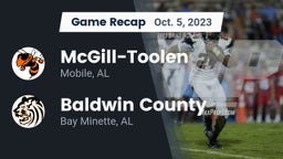 Recap: McGill-Toolen  vs. Baldwin County  2023