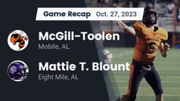 Recap: McGill-Toolen  vs. Mattie T. Blount  2023