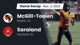 Recap: McGill-Toolen  vs. Saraland  2023