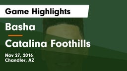 Basha  vs Catalina Foothills Game Highlights - Nov 27, 2016