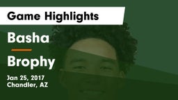 Basha  vs Brophy Game Highlights - Jan 25, 2017