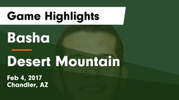 Basha  vs Desert Mountain  Game Highlights - Feb 4, 2017