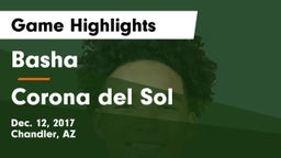 Basha  vs Corona del Sol  Game Highlights - Dec. 12, 2017