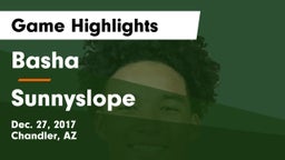 Basha  vs Sunnyslope  Game Highlights - Dec. 27, 2017