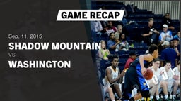Recap: Shadow Mountain  vs. Washington 2015