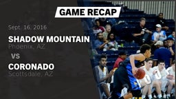 Recap: Shadow Mountain  vs. Coronado  2016