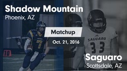 Matchup: Shadow Mountain vs. Saguaro  2016