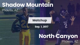Matchup: Shadow Mountain vs. North Canyon  2017