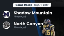 Recap: Shadow Mountain  vs. North Canyon  2017