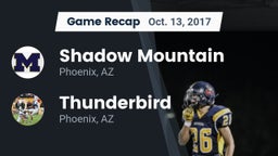 Recap: Shadow Mountain  vs. Thunderbird  2017